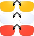 Viewbetter 3PCS Clip On Blue Light Blocking Orange + Yellow Clear. Fixed Price $28.41.