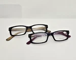 New *2 Pack* Bella Vista BV117 Womens Faux Wood Reading Glasses +1.25 Plum/brown. Fixed Price $11.69.