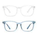 Lifeart 2 Pairs Light Blocking +0.00 Magnification, Uptown Clear+blue. Fixed Price $17.99.