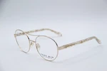 New Leon Maxstudio 4065 Zyloware 057 Gold Authentic Eyeglasses 54-18. Fixed Price $55.20.