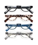 Eyeurl Half Frame Reading Glasses For WOMEN-4 Pack Blue Light G... Fast Usa Ship. Fixed Price $31.47.