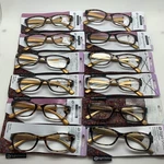 "12 Pair" DZ20 Sight Station Heather Gold Tort +3.25 Reading Glasses Readers. Fixed Price $48.00.