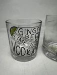 Mud Pie Dof Brunch Cocktail Glass Pair Vodka Recipe Designs (mule & Screwdriver). Fixed Price $20.00.