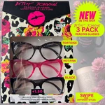 Betsey Johnson 3 Pack Premium Reading Glasses Readers +1.50. Fixed Price $25.00.