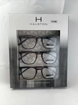 Halston Fashion 3 Pack +2.00 Multi Color Reading Designer Glasses Readers. Fixed Price $30.00.