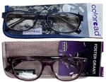 Lot Foster Grant Women's Reading Glasses Cheaters +3.25 Magnifying Eyes Bl Pur. Fixed Price $15.00.