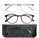 Foster Grant Design Optics Plastic Round Reading Glasses +2.00 3-PACK Readers. Fixed Price $18.99.