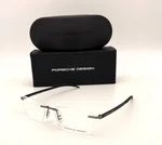Porsche Design P8341 S3 Gunmetal Carbon Fiber / Clear Lens 54MM Eyeglasses. Fixed Price $169.45.