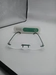 Scojo Gels Turquoise Blue Rimless Reading Glasses 1.25 With Case Lite Weight. Fixed Price $35.00.