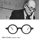 479 Black Round Eyeglasses Frame Retro Fran Ois Pinton Corbu Optical. Fixed Price $245.71.
