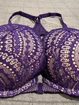 Very Sexy Victoria Secret Bra Front Clip Push Up Purple Vs Euc. Fixed Price $14.00.