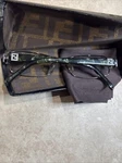 Fendi F1029R 035 Eyeglasses Frames Emerald Green With Logo- Womens No Lenses. Fixed Price $29.99.