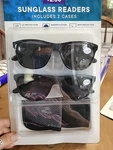 Pack Sunglass Readers Full Frame Uv Protection Includes Cases +2.50 Power. Fixed Price $14.99.