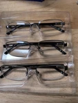 Foster Grant 1/2 Rim Fashion Reading Glasses Pack +2.50 D46043. Fixed Price $9.99.