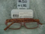 Foster Grant Xtrasight Magnivision Reading Glasses + 1.25 Lt. Brown -new. Fixed Price $6.99.