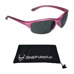 Sport Bifocal Sunglass Readers Z87 Safety Tennis Golf Cycling Pink Small Size. Fixed Price $20.99.