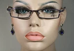 Pale Lilac Chrome Mambo 'shark' M782 Women's New Slim Glasses Frames Size Medium. Fixed Price $37.98.