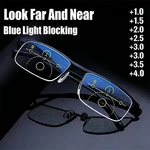 Anti-blue Light Reading Glasses Smart Zoom Progressive Multi-focus Presbyopia. Fixed Price $12.98.
