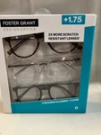 Design Optic By Fostergrant Full Metal Rim Reading Glasses +1.75 1908279. Fixed Price $14.95.