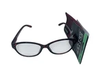 Foster Grant Monica Reading Glasses +1.50 Red Plum Frames With Soft Case. Fixed Price $9.99.
