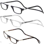 Clic Original Magnetic Magnified Readers Black, Tortoise, Smoke Clear Reading. Fixed Price $41.95.