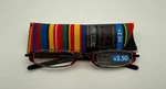 Icu Eyewear Wink Neoprene Stripe Expressions Reading Glasses +2.50 Magnification. Fixed Price $12.99.