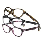 Design Optics By Foster Grant Jana Full Rim Plastic 3 Reading Glasses +2.50. Fixed Price $35.00.