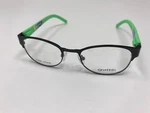 Graffiti Kids Eyeglass Frame Black Lime Green G5 C5 48-18-128 Spring Hinge HP25. Fixed Price $24.75.