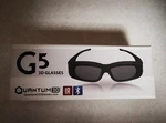 Quantum Univ 3D G5 Ir And Bluetooth Glasses W/ Case, & Manual. Fixed Price $40.00.