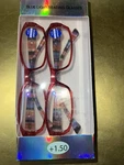 +1.50 Red /blue Light Blocking Reading Glasses Box Of 2. Fixed Price $17.07.