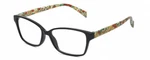 Isaac Mizrahi Women Cateye Blue Light Glasses Black Floral Green Yellow Red 52MM. Fixed Price $29.95.