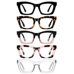 Xxzqryhn Oprah Reading Glasses For WOMEN-5 Pack Blue Medium, A02-MULTICOLOR. Fixed Price $20.08.