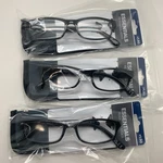 "3 Pair" Essentials Foster Grant Cartman Blk +1.50 Readers Reading Glasses. Fixed Price $21.95.