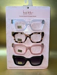 Nicole Miller & Sunglasses Readers +2.00 4-PACK New. Fixed Price $39.99.