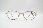Vintage Equinox Panama E038 Gold Copper Oval Glasses Frame Nos. Fixed Price $71.28.