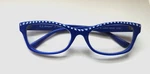 A. J. Morgan Readers +2.00 Navy Blue Designer Reading Glasses Euc!. Fixed Price $18.00.