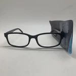 E189 Foster Grant Magnivision Boston Black 2.00 Reading Glasses W/case Readers. Fixed Price $9.95.