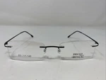 Bright Vision Optical Dark Gunmetal 53-17-140 Rimless Eyeglssses Frame G03. Fixed Price $48.00.