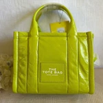 New Marc Jacobs The Shiny Crinkle Micro Tote Bag Crossbody Purse Acid Lime. Fixed Price $220.00.