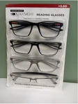 Xtrasight By Foster Grant Reading Glasses 4846A-C + Pete (4 Pack). Fixed Price $19.99.