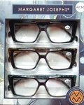 Margaret Josephs Women's Premium Reading Glasses 3-PACK Readers +2.50 New. Fixed Price $29.99.