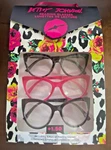 Betsey Johnson Reading Glasses +1.50 Readers 3 Pack Catseye Tortoise Pink Black. Fixed Price $15.79.