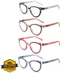 Ivnuoyi 4 Pack Reading Glasses 1.25 Blue Light Blocking Women. Fixed Price $27.99.