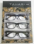 Tahari Premium 3-PACK Reading Glasses Multi Color +3.00 (blue/black/green). Fixed Price $19.99.