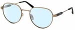 Elton John Bohemian Women's Blue Light Glasses Antique Gold Green Tortoise 48 Mm. Fixed Price $69.95.