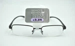Foster Grant Magnivision 27 Gun Half Rim Reading Glasses Metal Gray +3.25. Fixed Price $13.99.