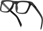 Gleyemor Blue Light Glasses For Women Trendy Square Frame Black. Fixed Price $18.56.