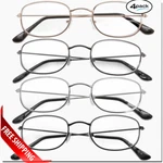 Reading Glasses 4 Pair Metal Frame Unisex Classic Style Lens Readers All Powers. Fixed Price $10.95.