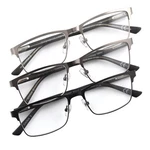 Design Optics By Foster Grant Kyne Full Metal Square Reading Glasses, 3-PACK. Fixed Price $15.99.