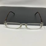 Brighton Shakespeare Reading SR047 Eyeglasses Silver Tortoise 140 +1.00 Readers. Fixed Price $50.00.